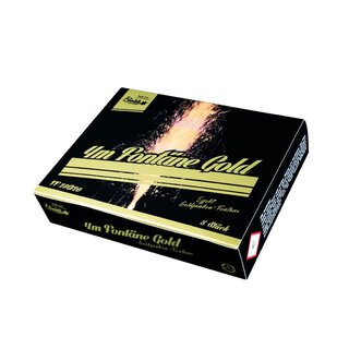 4m Fontäne Gold